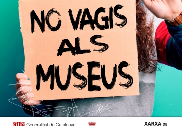 Cartel podcast No vayas a los museos
